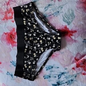 PINK XXL hipster floral panties